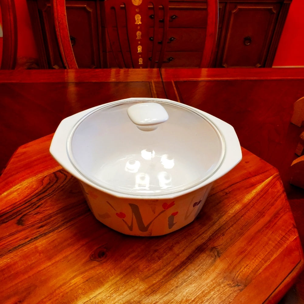 1 Qt Round Covered Casserole Fresh Mint (Made In Japan) by STUDIO NOVA